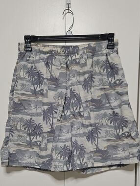 croft & barrow Light Gray and Black C&B Sport Label Swimwear